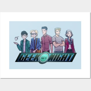 Geek By Night Logo Posters and Art